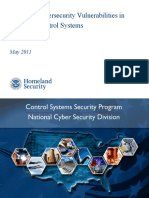 DHS Common Cybersecurity Vulnerabilities ICS 2010 PDF