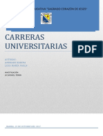 Carreras Universitarias Informe