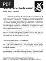 Acontecimento de Corpo 