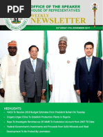 Download Newsletter from the House of Reps NOVEMBER 4 2017 by Reps Speaker  SN363486411 doc pdf