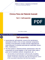 Chimica Fisica Dei Materiali Avanzati: Part 3 - Self-Assembly