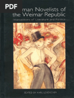 German Novelists Of The Weimar Republic Intersections Of Literature And Politics Studies In German Literature Linguistics And Culture Pdf Weimar Republic Adolf Hitler