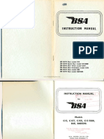 Owners Manual 1965 C15 & B40 X