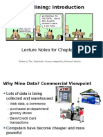 Data Mining: Introduction: Lecture Notes For Chapter 1