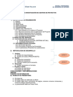 Estructura Del Trabajo de Investigación de Gp