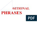 Prepositional Phrases PDF