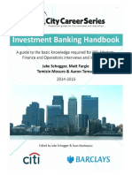 Introduction To Investment Banking Booklet (Citibank)