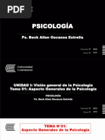 1ra Semana - Psicología