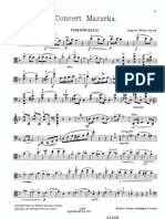Nölck, August - Concert Mazurka, Op.86 (Cello Part) PDF