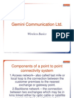 Gemini Communication Ltd. Gemini Communication LTD.: Wireless Basics Wireless Basics
