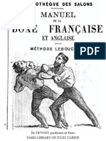 1885 Manual of Savate and English Boxing the Leboucher Method