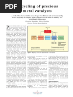 Recycling of Precious Metal Catalysts