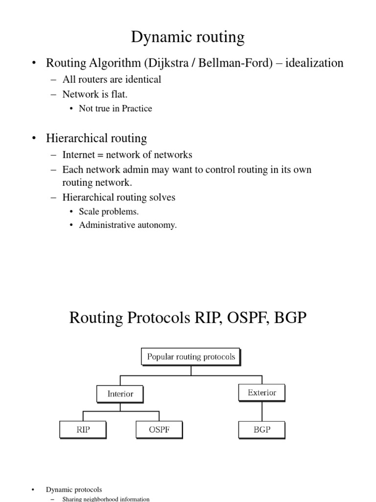 Routing Protocols: RIP, OSPF, BGP Overview | PDF | Routing | Network ...