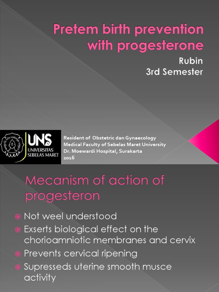 Pretem Birth Prevention With Progesterone | PDF