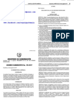 Reglamento Ley Regimen Penitenciario Acuerdo Gubernativo 195-2017
