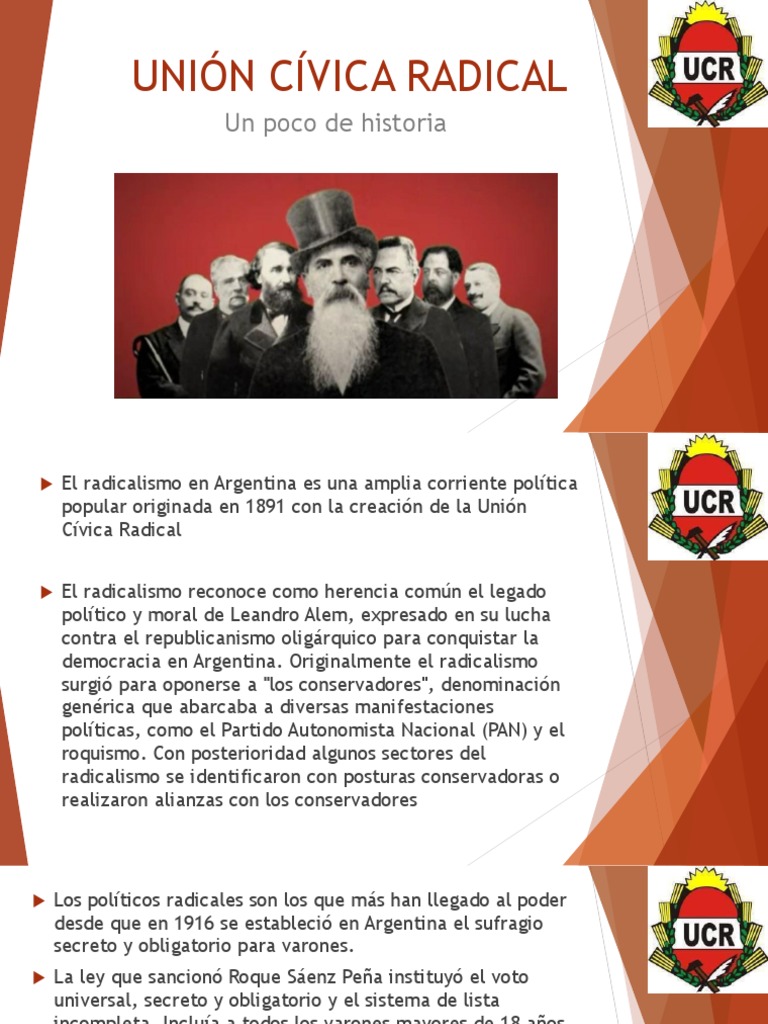 La Unión Cívica Radical : Radical Civic Union (UCR) – EIYR
