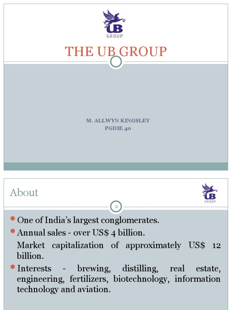 Overview of UB Group's Operations | PDF