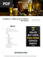 Desarrollo y Formulacion de Cervezas Artesanales