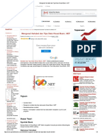 Mengenal Variabel Dan Tipe Data Visual Basic