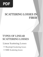 Types of Losses in Optical Fiber | PDF | Optical Fiber | Dispersion ...
