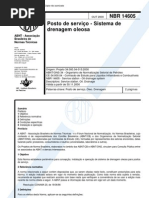 NBR 14605 - 2000 - Posto de Servico - Sistema de Drenagem Oleosa