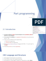 Part Programming: Unit II 2nd Evaluation