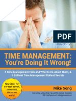 Time Management - You'Re Doing It Wrong