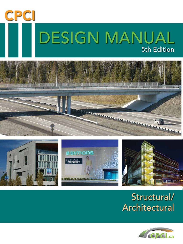 Cpci Design Manual 5 - Secured - 10-20-2017 | PDF | Precast Concrete ...