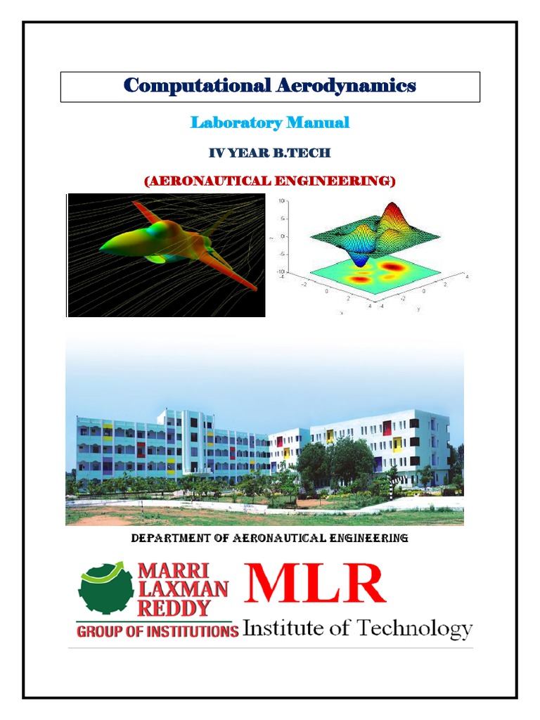 Computational Aerodynamic Lab Manual PDF | PDF | Aerodynamics | Fluid ...