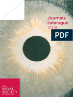 2018 Journals Catalogue
