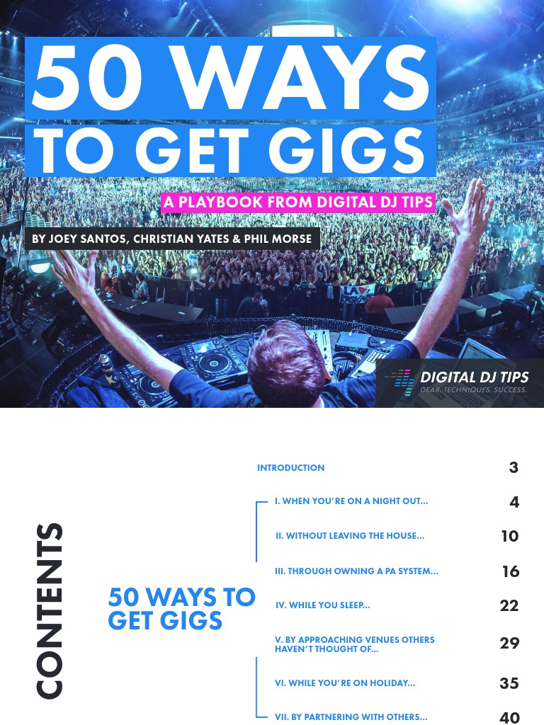 50 Ways To Get Gigs As DJ | PDF | Disc Jockey | Internet Forum