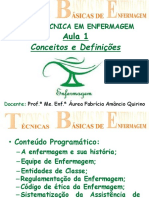 Semiotecnica Em Enfermagem Áurea - Aula 1