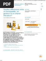 Difference Entre Transpalette Et Gerbeur