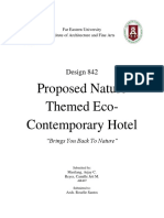 Proposed Nature Themed Eco-Contemporary Hotel: Design 842