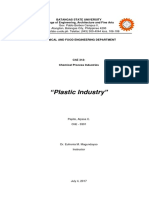 Plastic Industry (CHE-3301) 