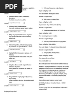 Tagalog Bugtong: Riddles and Answers | PDF | Tagalog Language | Riddle