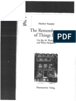 Mathhew Rampley - The Remembrance of Things Past