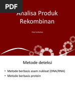Download Analisa Produk Rekombinan by Samiantara Dots SN363545856 doc pdf
