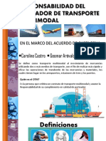 Operador Multimodal en El Marco Del Acuerdo de Cartagena