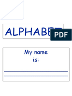 My Alphabet 1