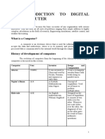 Introduction to Computers