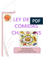 Ley de La Comida Chatarra