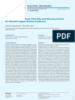 L-Dopa Aus Den Bohnen Vicia Faba Und Mucuna Pruriens Als Wirkstoff Gegen Morbus Parkinson