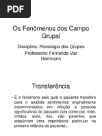 Os Fenômenos Dos Campo Grupal