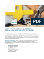 8 Steps to Ensure PdM Success - Excellent - Not Taken Yet !!!