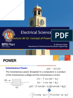 Electrical Science: Lecture-30-32: Concept of Power in AC Circuits