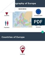 Political Geography of Europe: Main Menu
