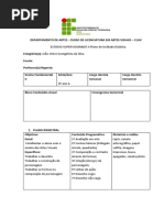 Plano Bimestral - Desenho