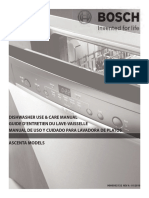 BOSCH Dishwaher Care Manual 49946 - en