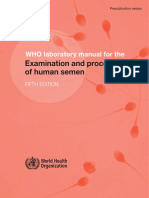 Examination and Processing of Human Semen OMS